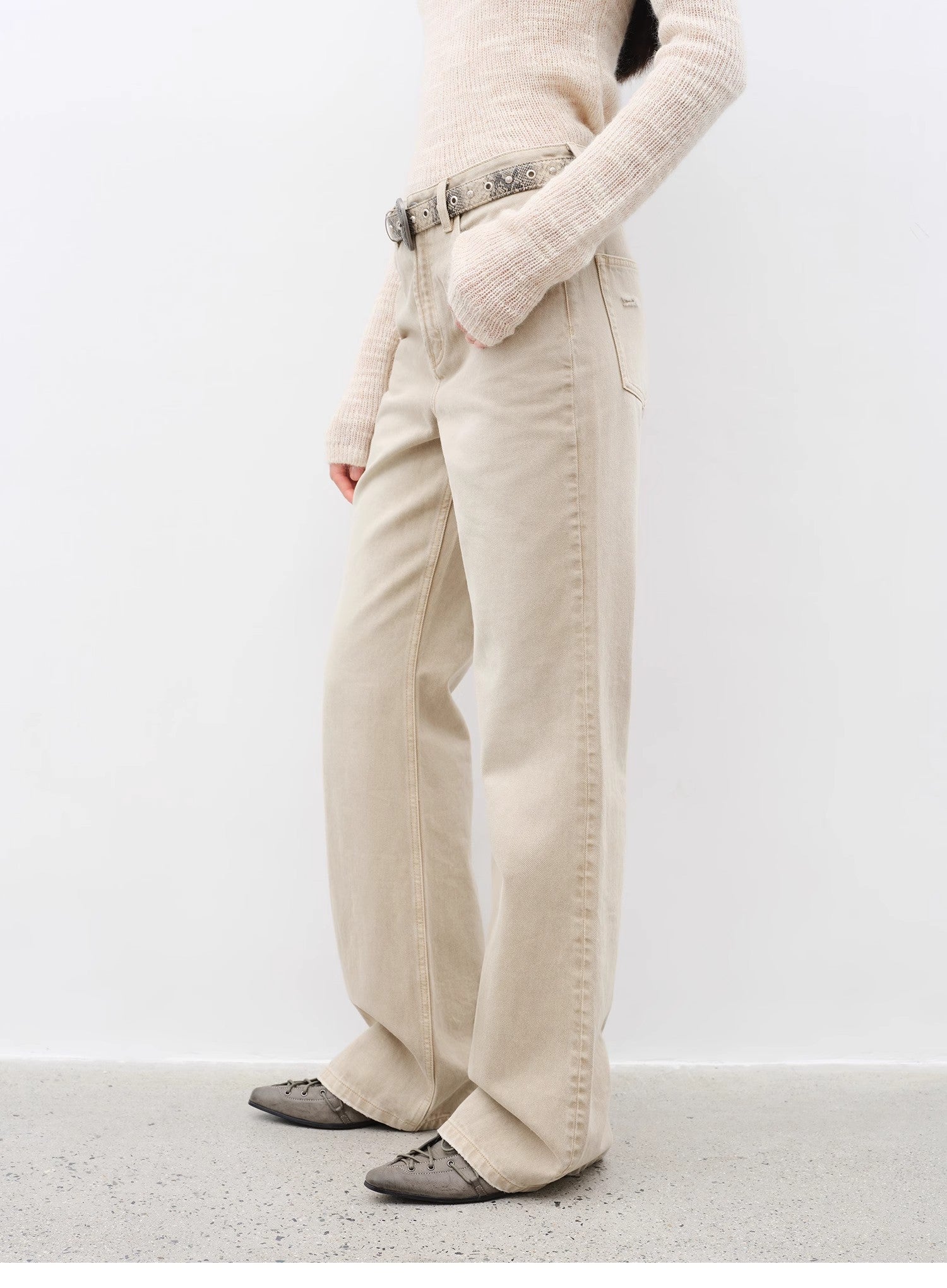 "Flare Mark" Slim-Fit Flared Jeans