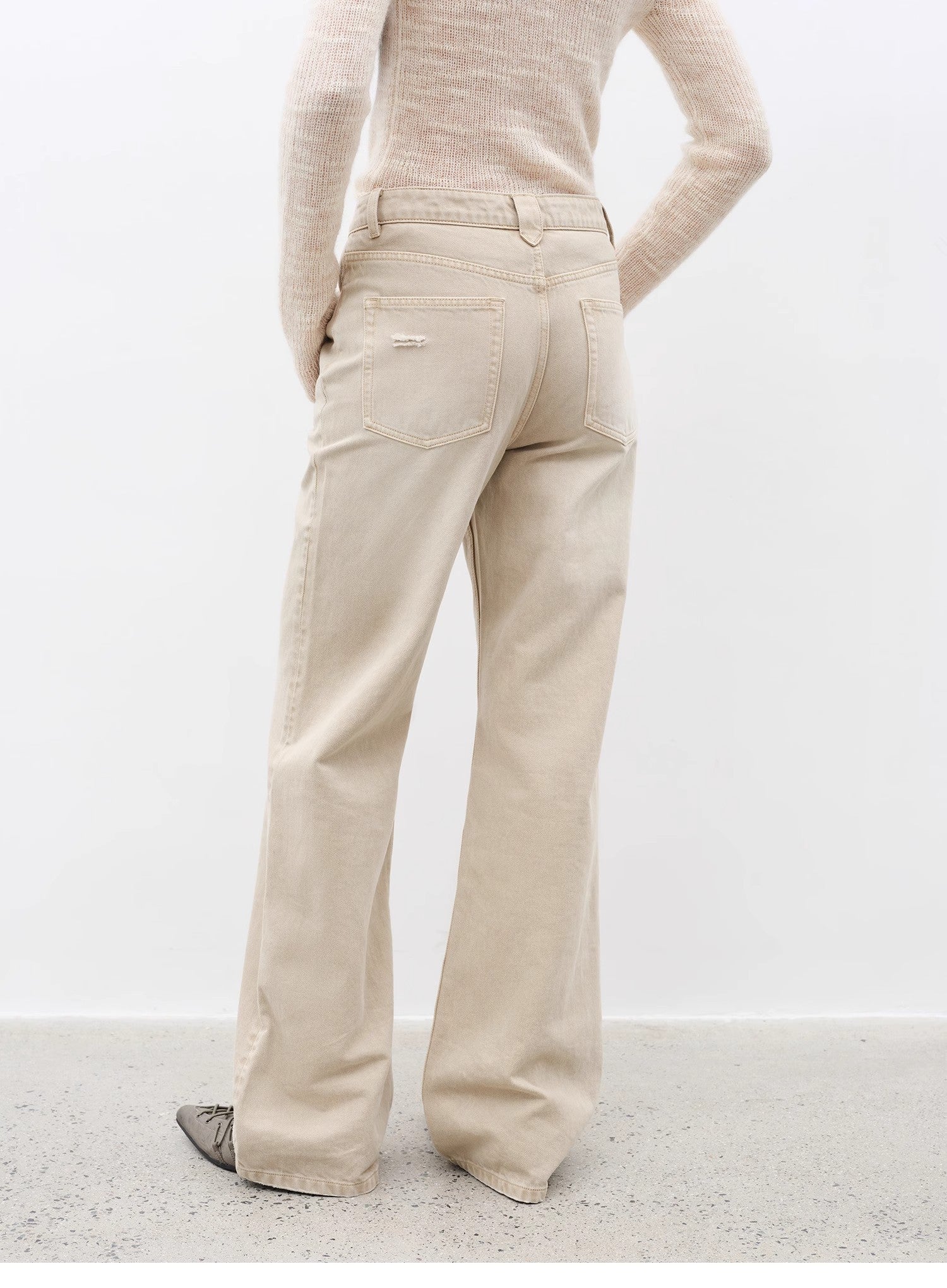 "Flare Mark" Slim-Fit Flared Jeans