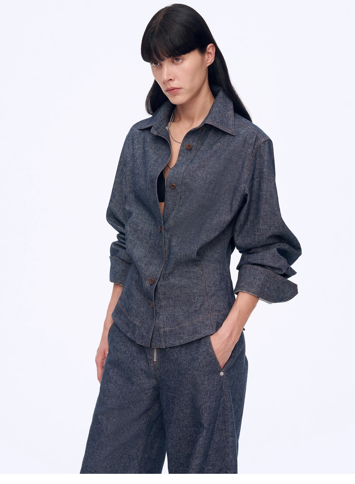 "Berlin Street" Twill Linen Shirt