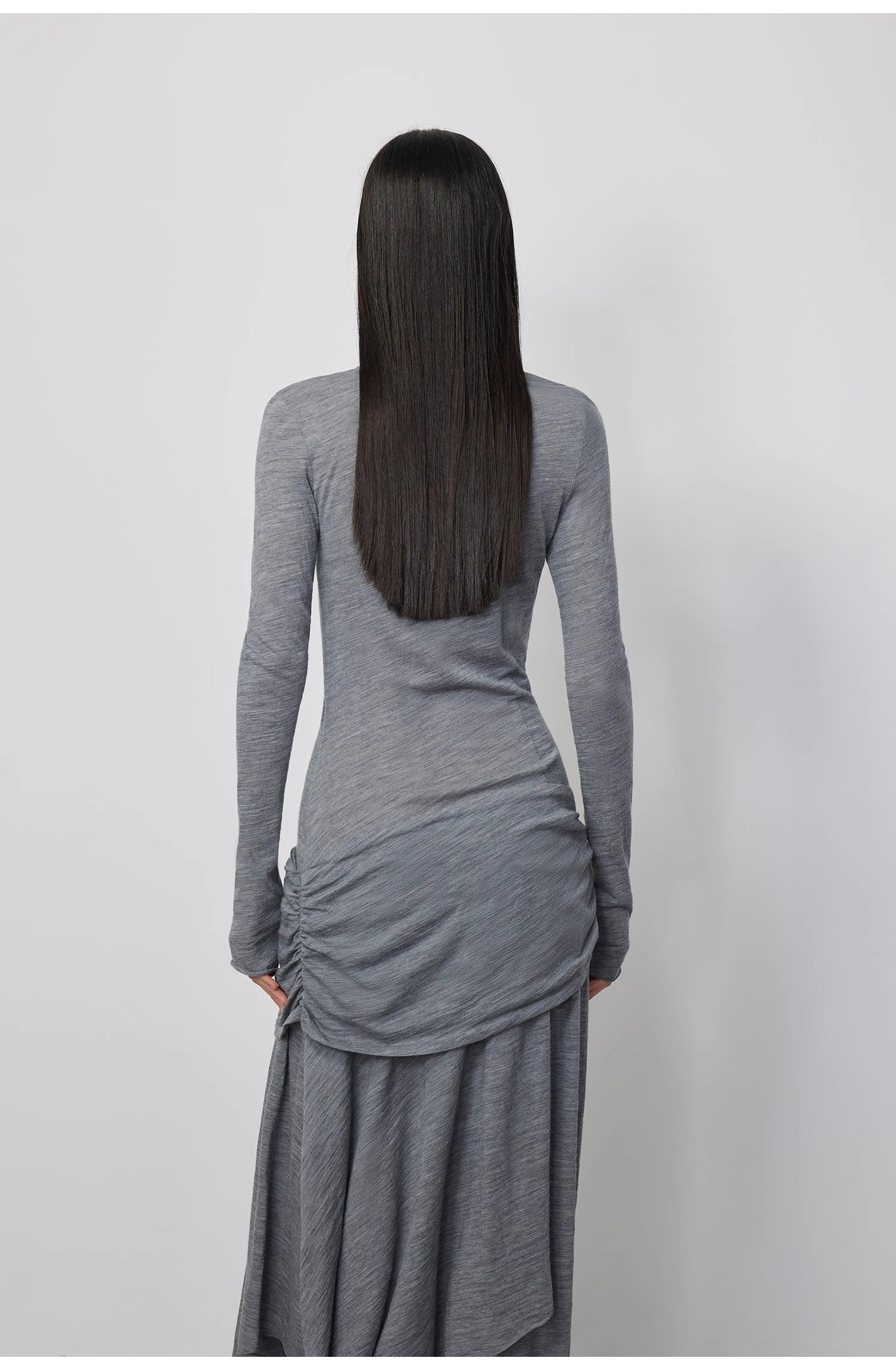 "Dreamy Ball" Irregular Hem Long