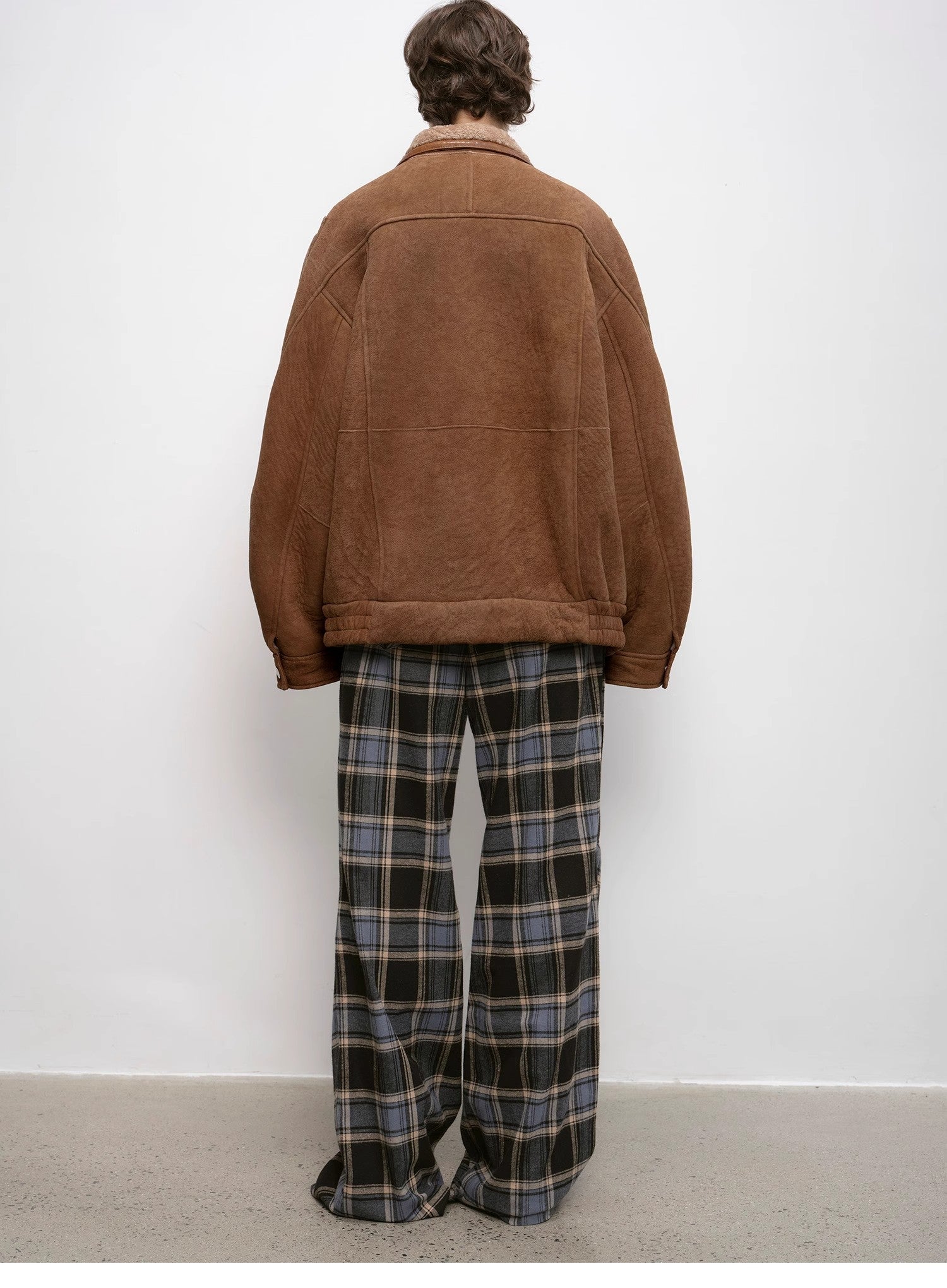 "Jazz Party" Motorcycle Merino Fur Short Fur Coat