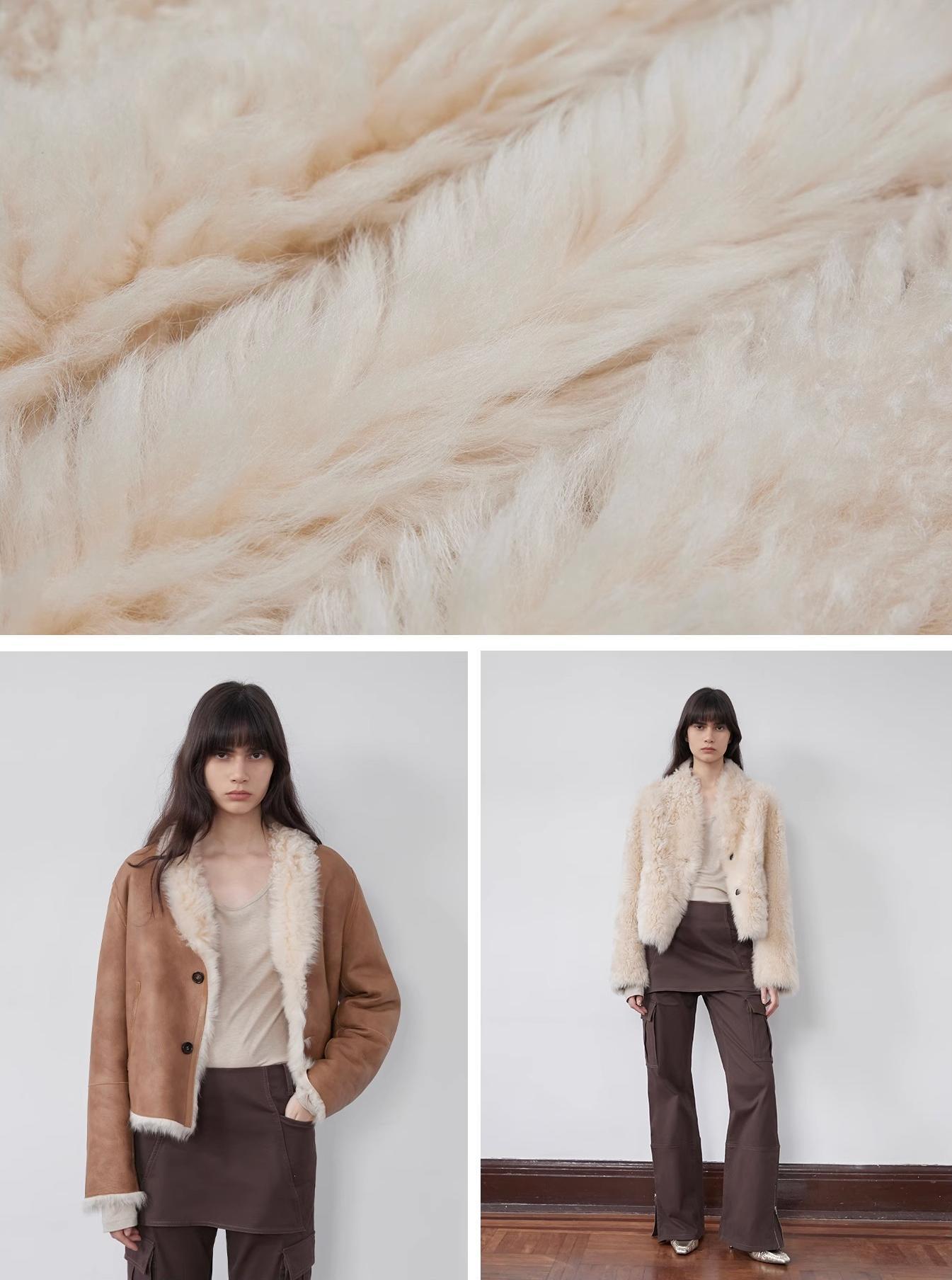 "Beethoven's Night" Reversible Double-sided Tuscany Sheepskin Coat