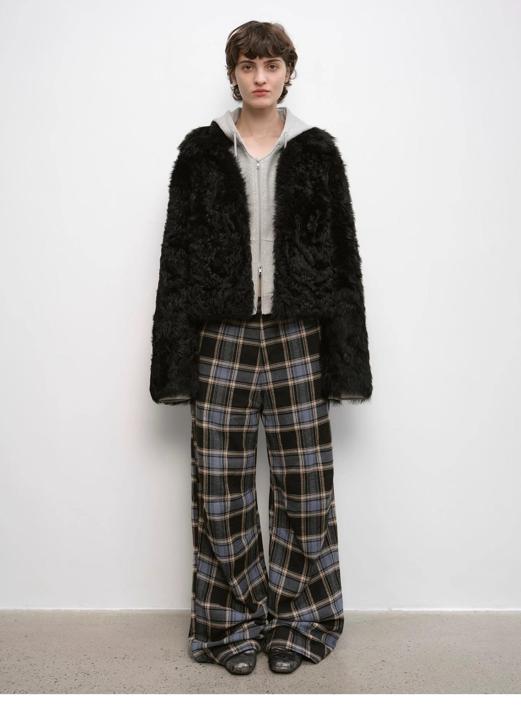 "Blackmoon Berlin" Soft Wool Sheepskin Coat