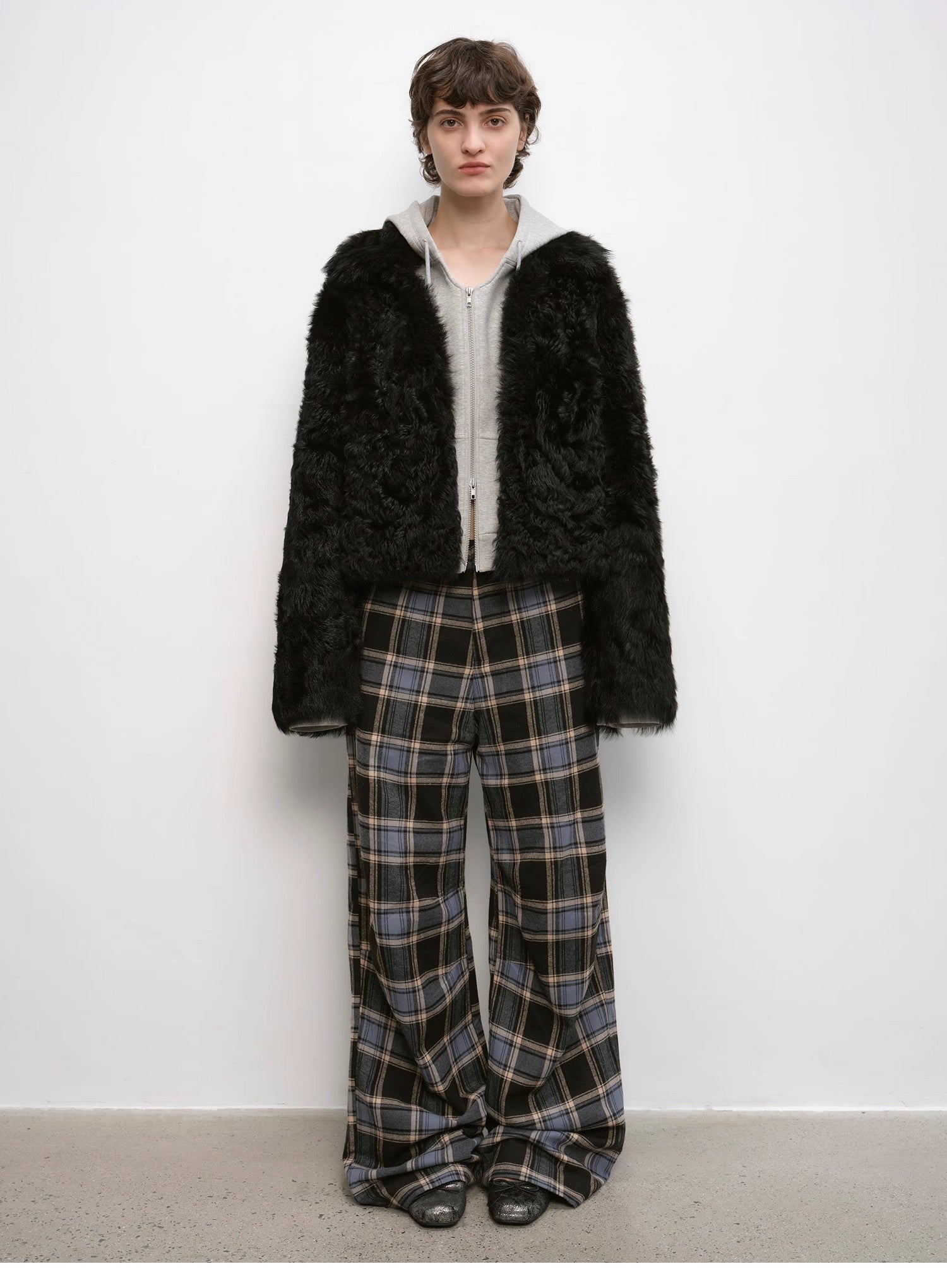 "Blackmoon Berlin" Soft Wool Sheepskin Coat