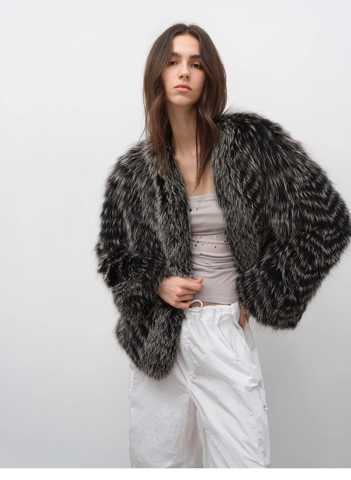 "Polar Night Star" Fox Fur Coat