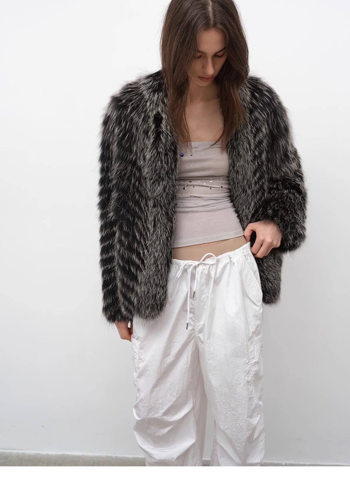 "Polar Night Star" Fox Fur Coat
