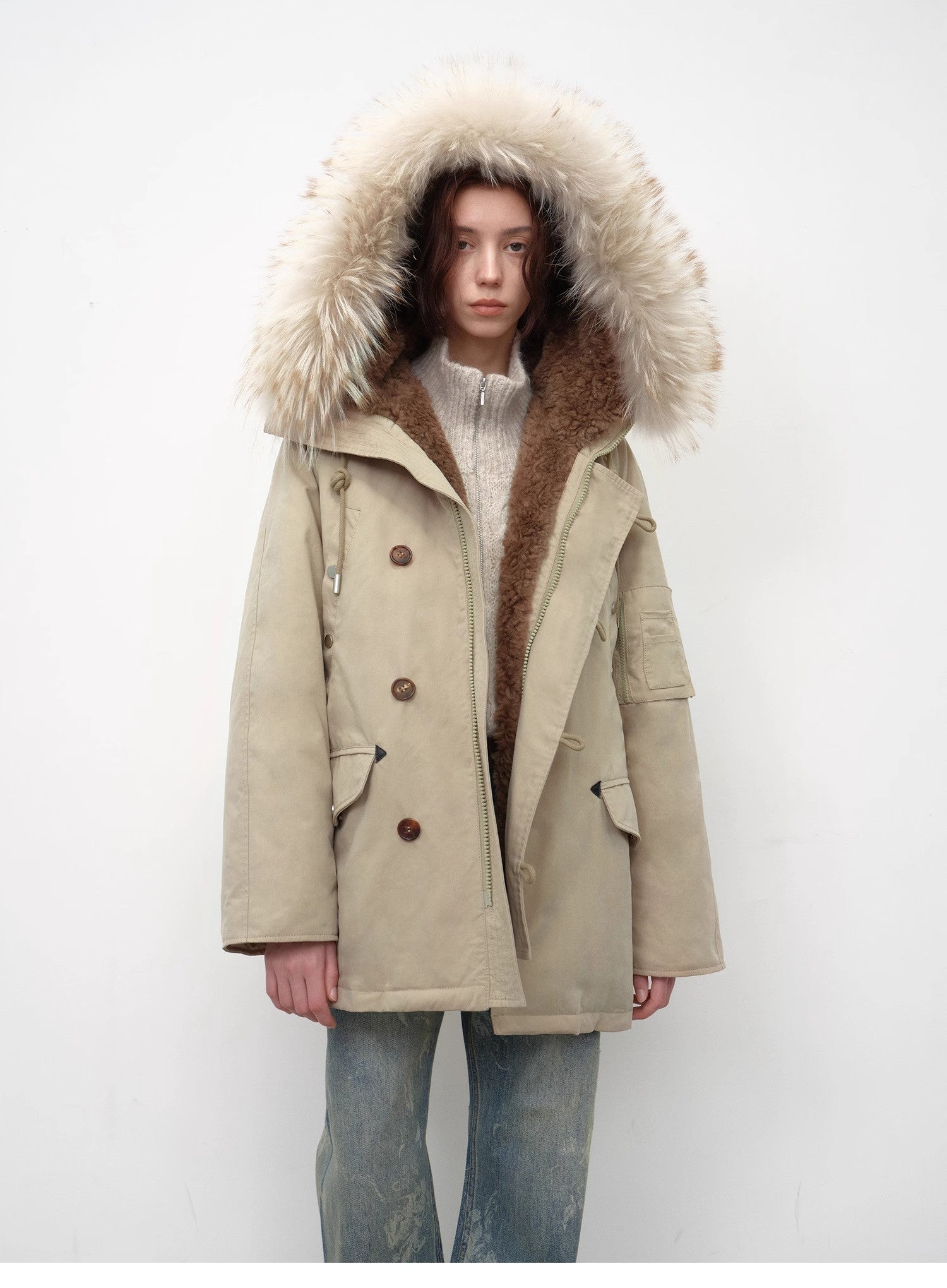 “Coastal Highway II” Hooded Down Parka