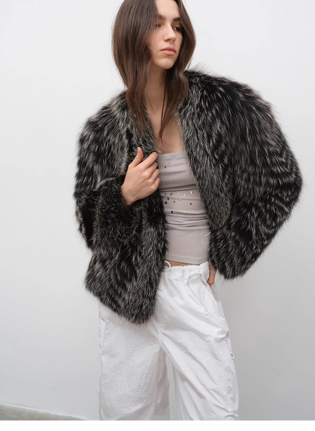 "Polar Night Star" Fox Fur Coat