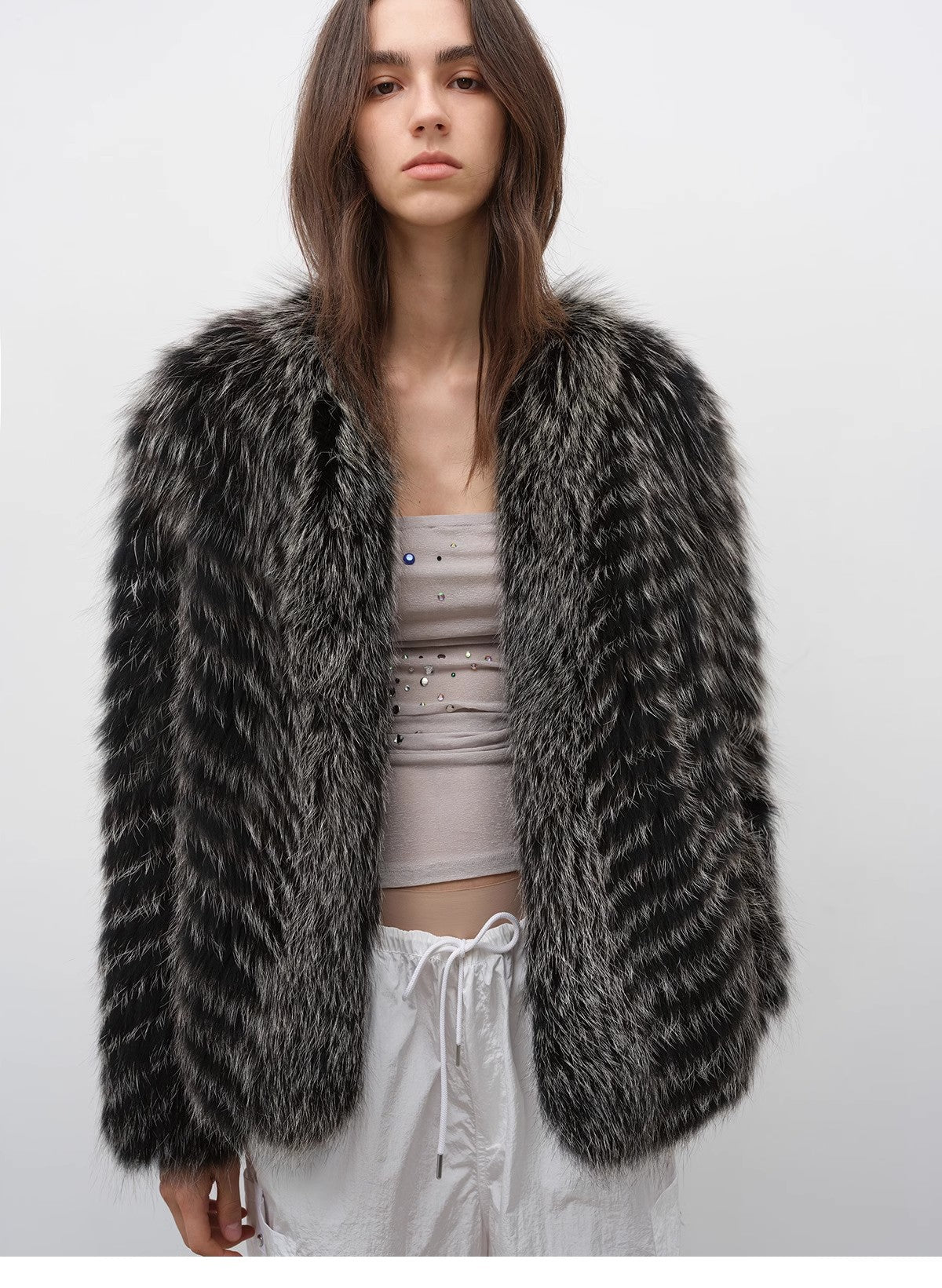 "Polar Night Star" Fox Fur Coat