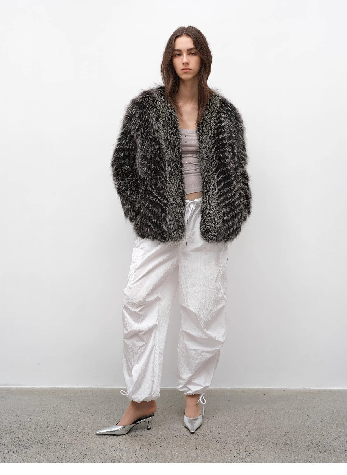 "Polar Night Star" Fox Fur Coat