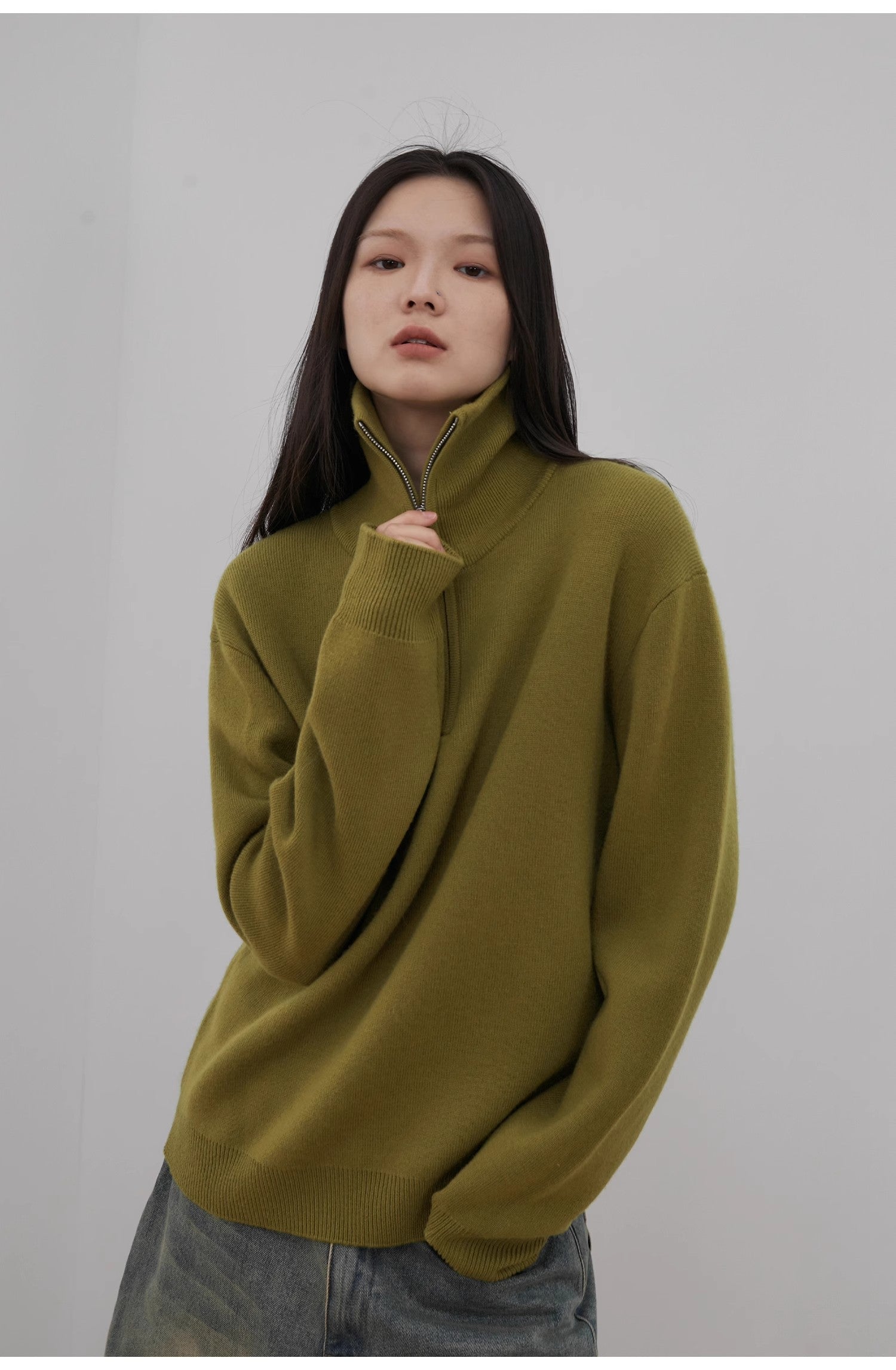 "Moonlight Farm” Merino Wool Pullover