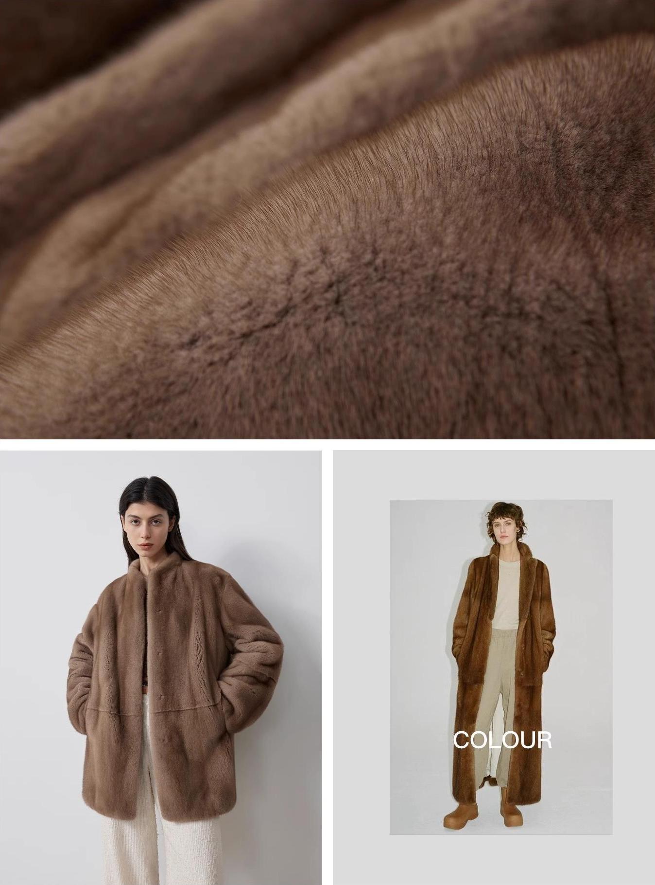 "Hera Moonlight" Mink Fur Coat