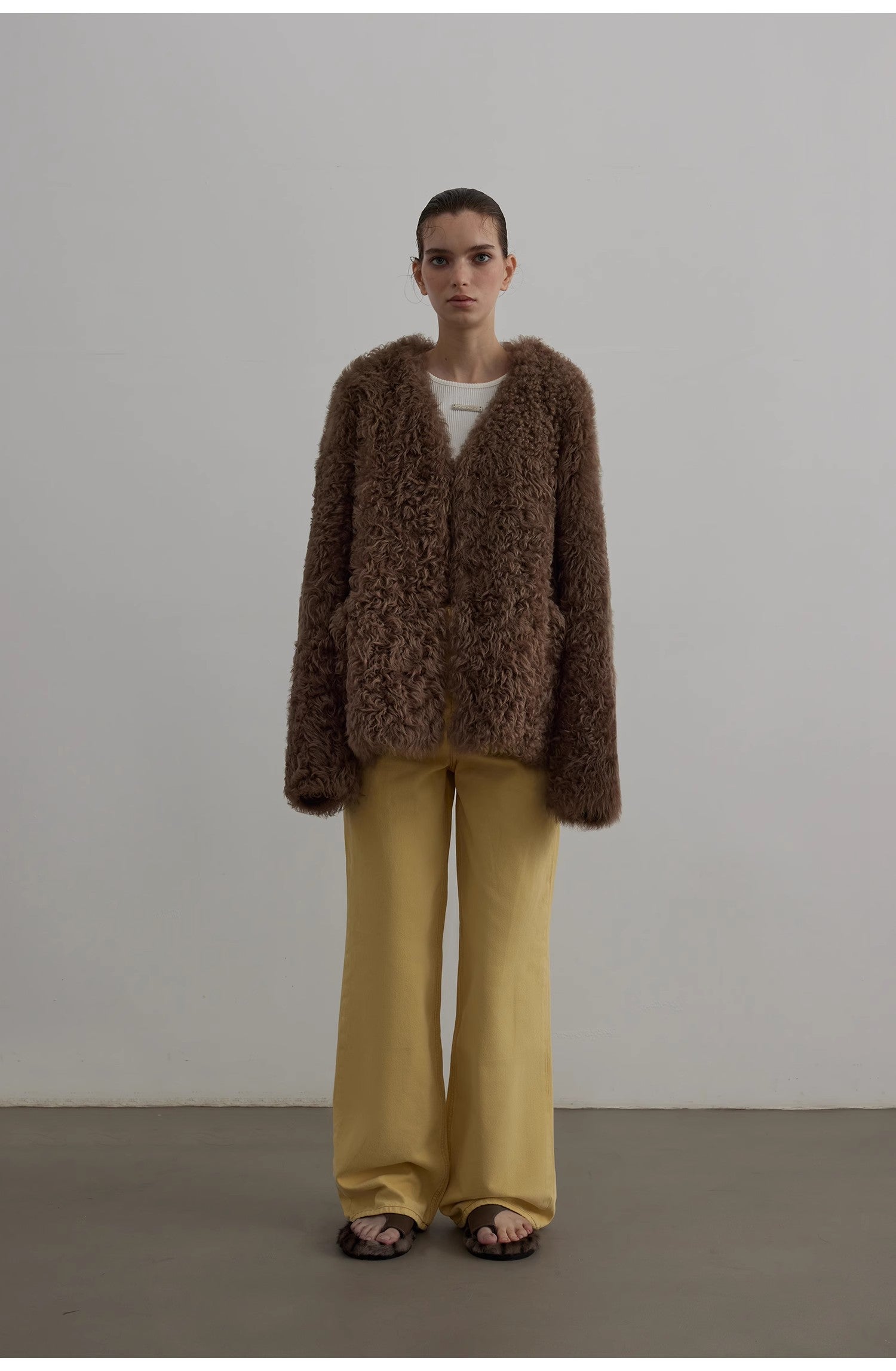 "Wanderer Island" Imported Tuscan Sheepskin Coat