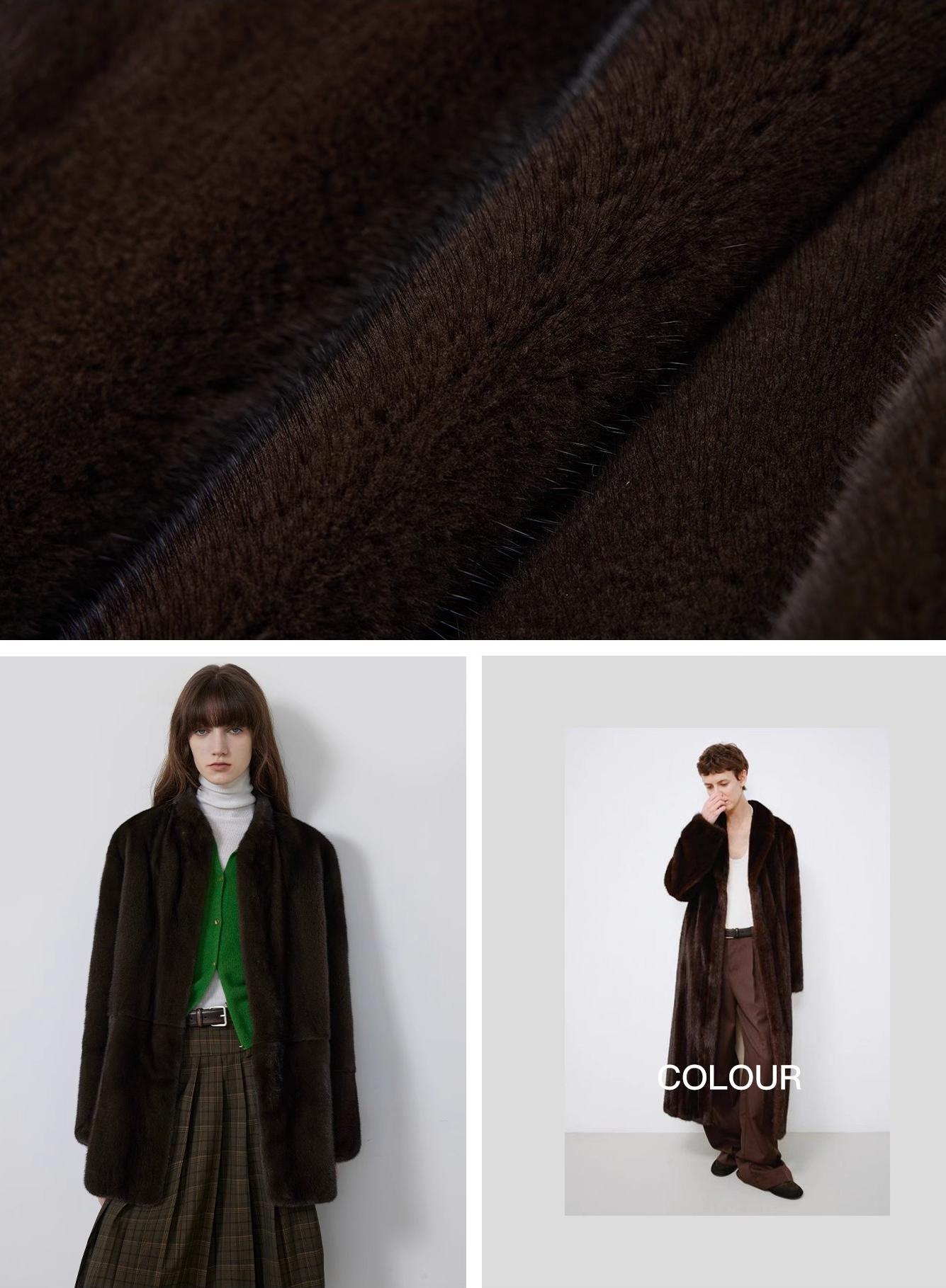 "Hera Moonlight" Mink Fur Coat