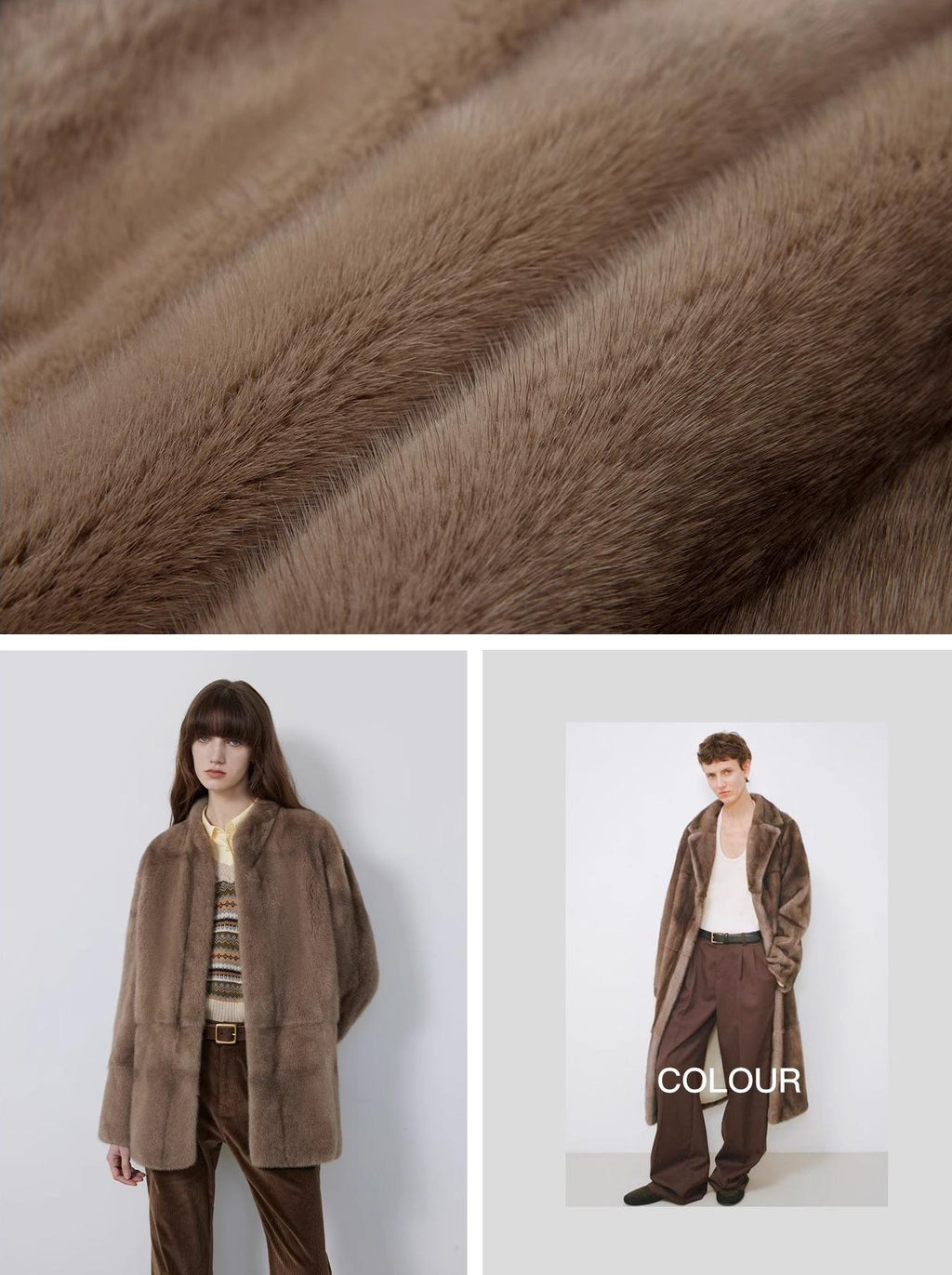 "Hera Moonlight" Mink Fur Coat