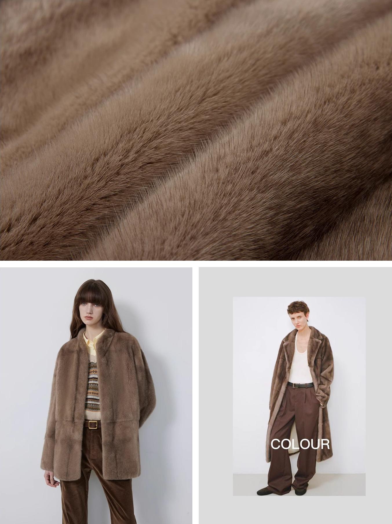 "Hera Moonlight" Mink Fur Coat