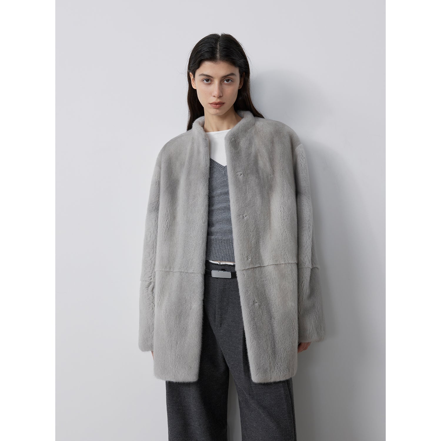 "Hera Moonlight" Mink Fur Coat