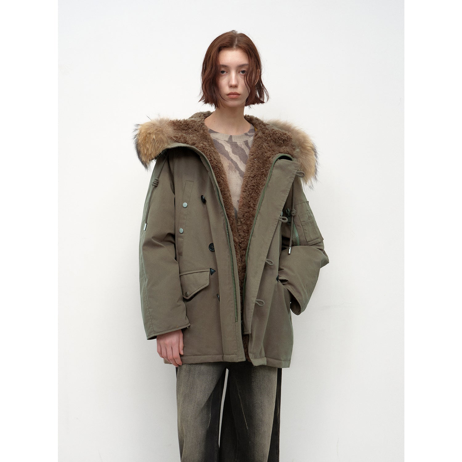 “Coastal Highway II” Hooded Down Parka