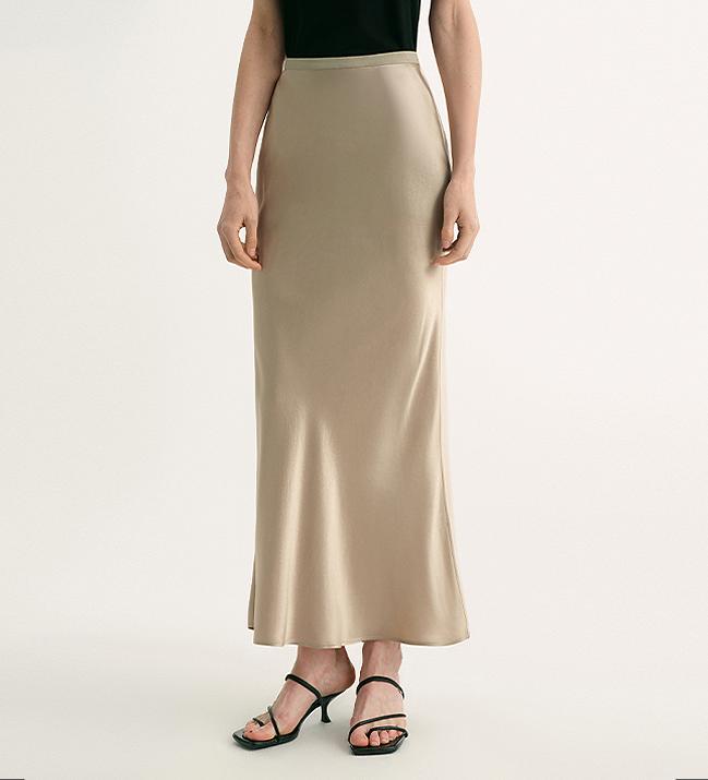 Acetate Fishtail Skirt