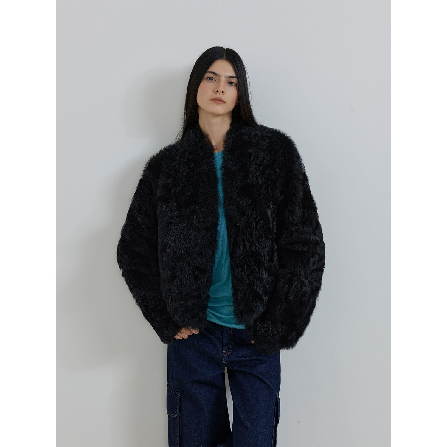 "Beethoven's Night" Reversible Double-sided Tuscany Sheepskin Coat