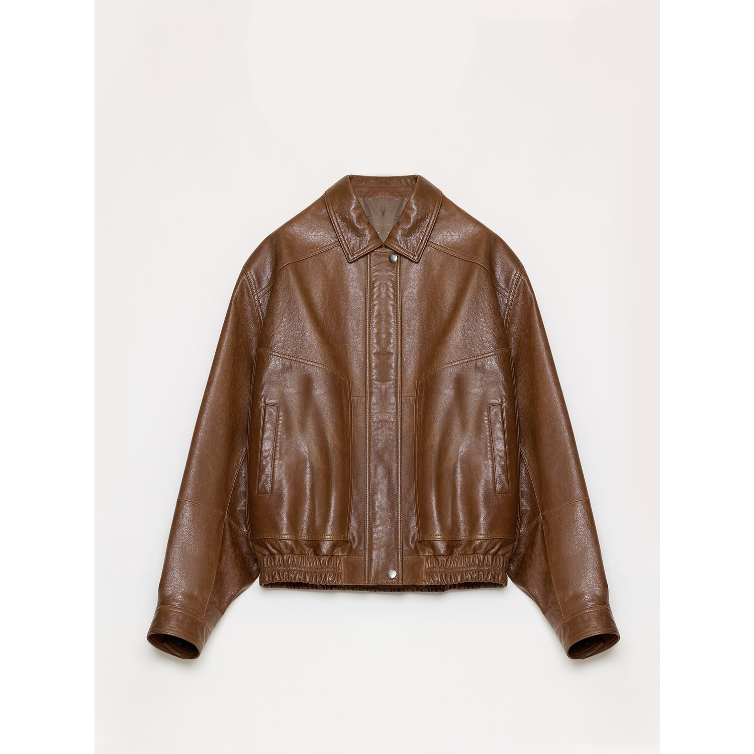 Waxed Sheep Leather Jacket