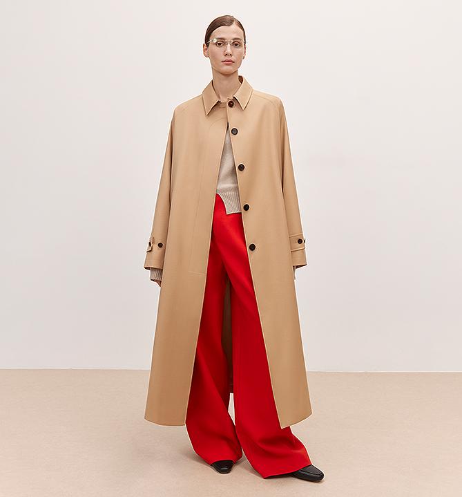 "Fragrant Moment" High-End British Style Trench Coat