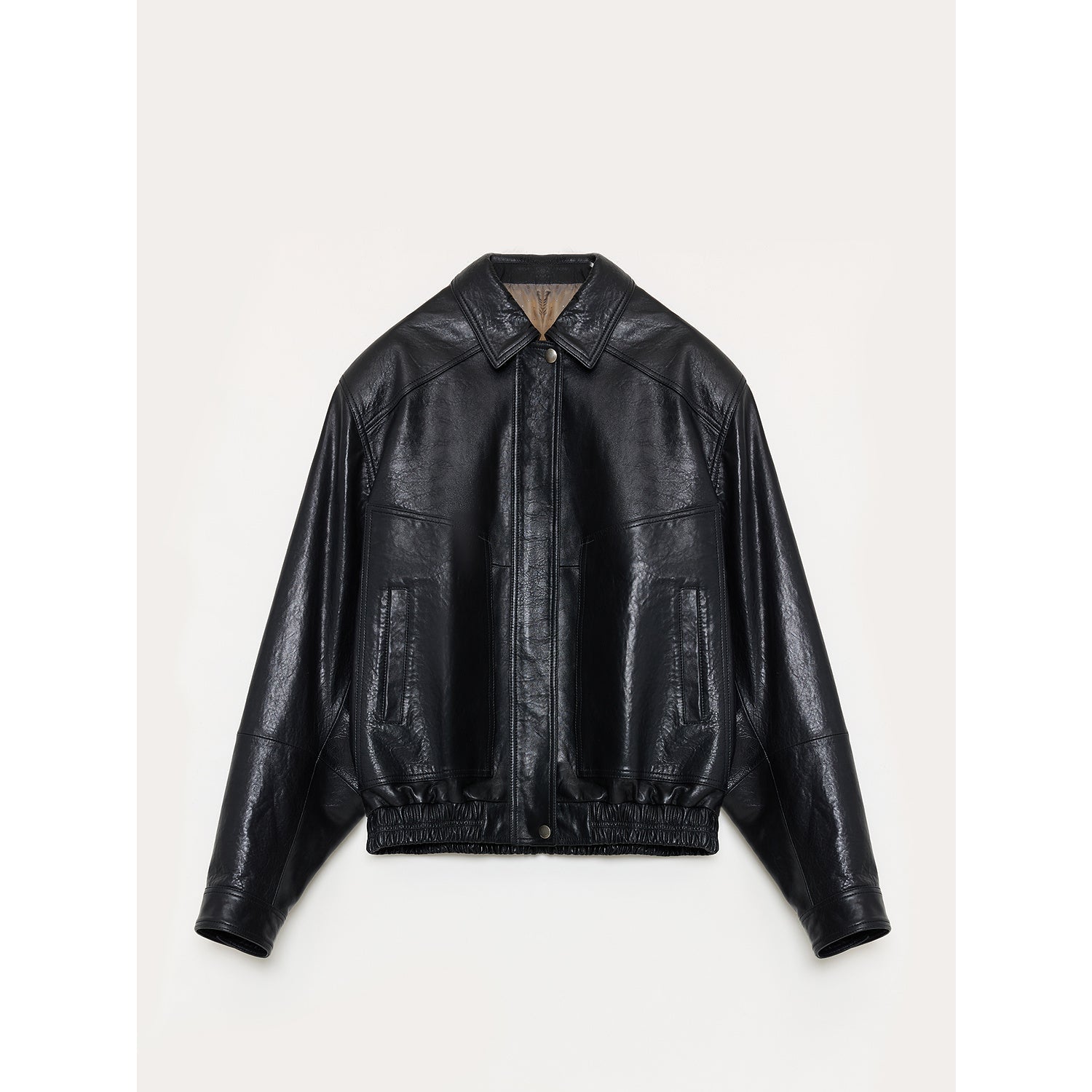 Waxed Sheep Leather Jacket