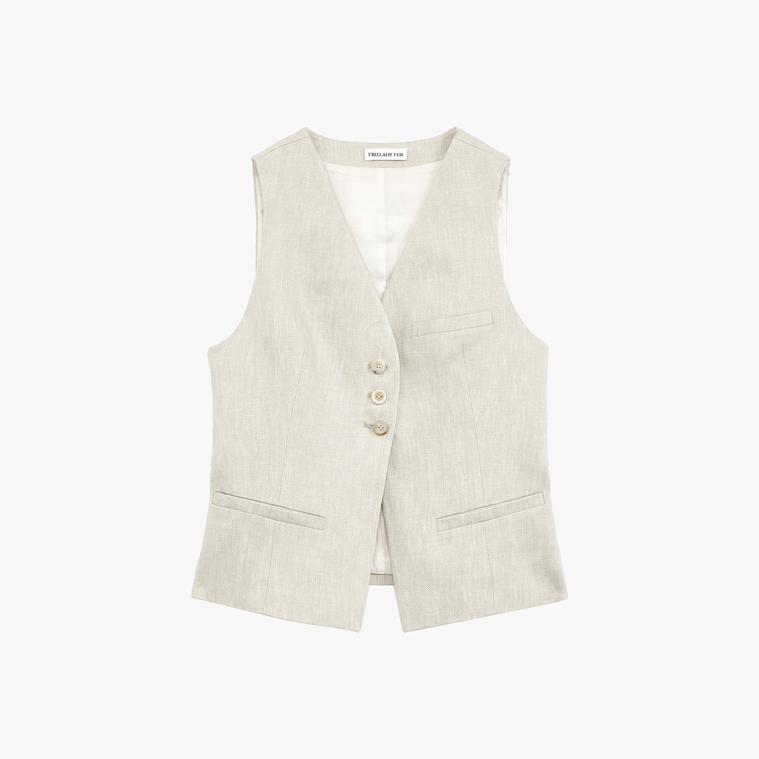 "Old Money" Linen Draped Vest and Trousers Suit