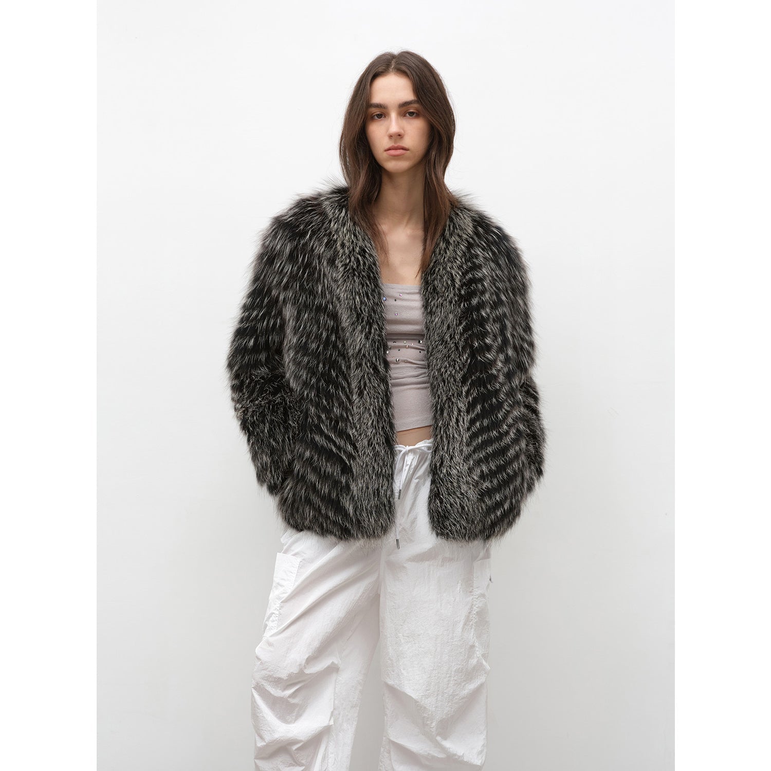 "Polar Night Star" Fox Fur Coat