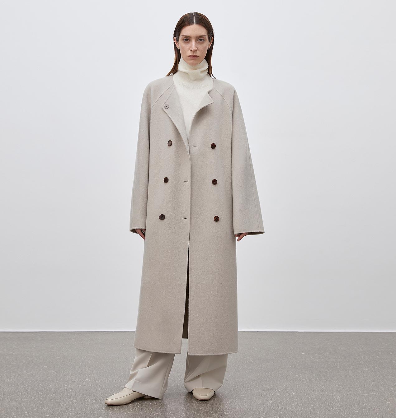 "Assassin's Creed" Detachable Scarf Collar, Woolen Coat