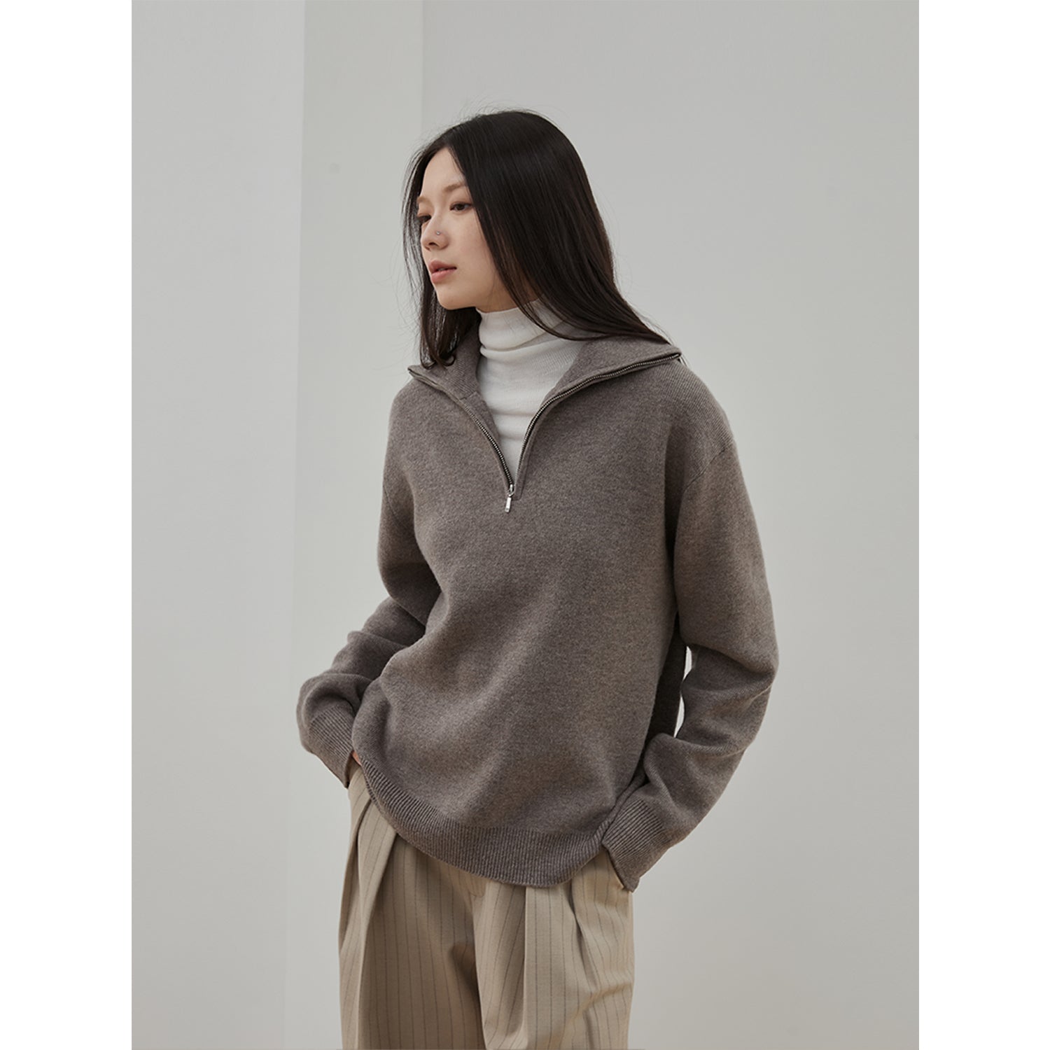 "Moonlight Farm” Merino Wool Pullover
