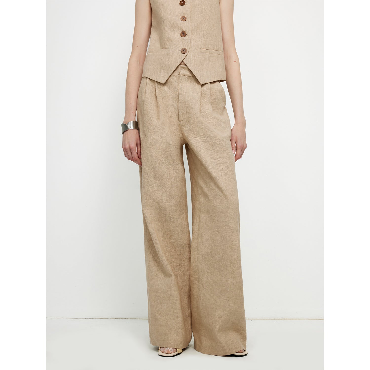 "Diary of an Old Friend" Oversized Suit Vest Set