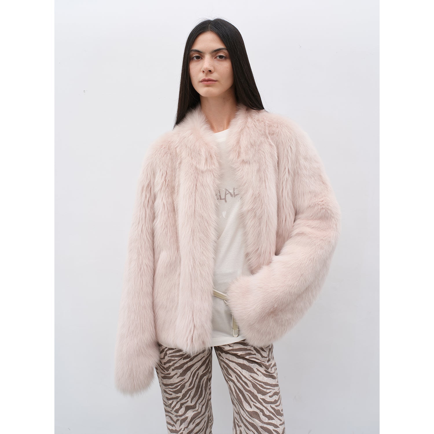 Drop Shoulder Tuscan Wool Sheepskin Jacket