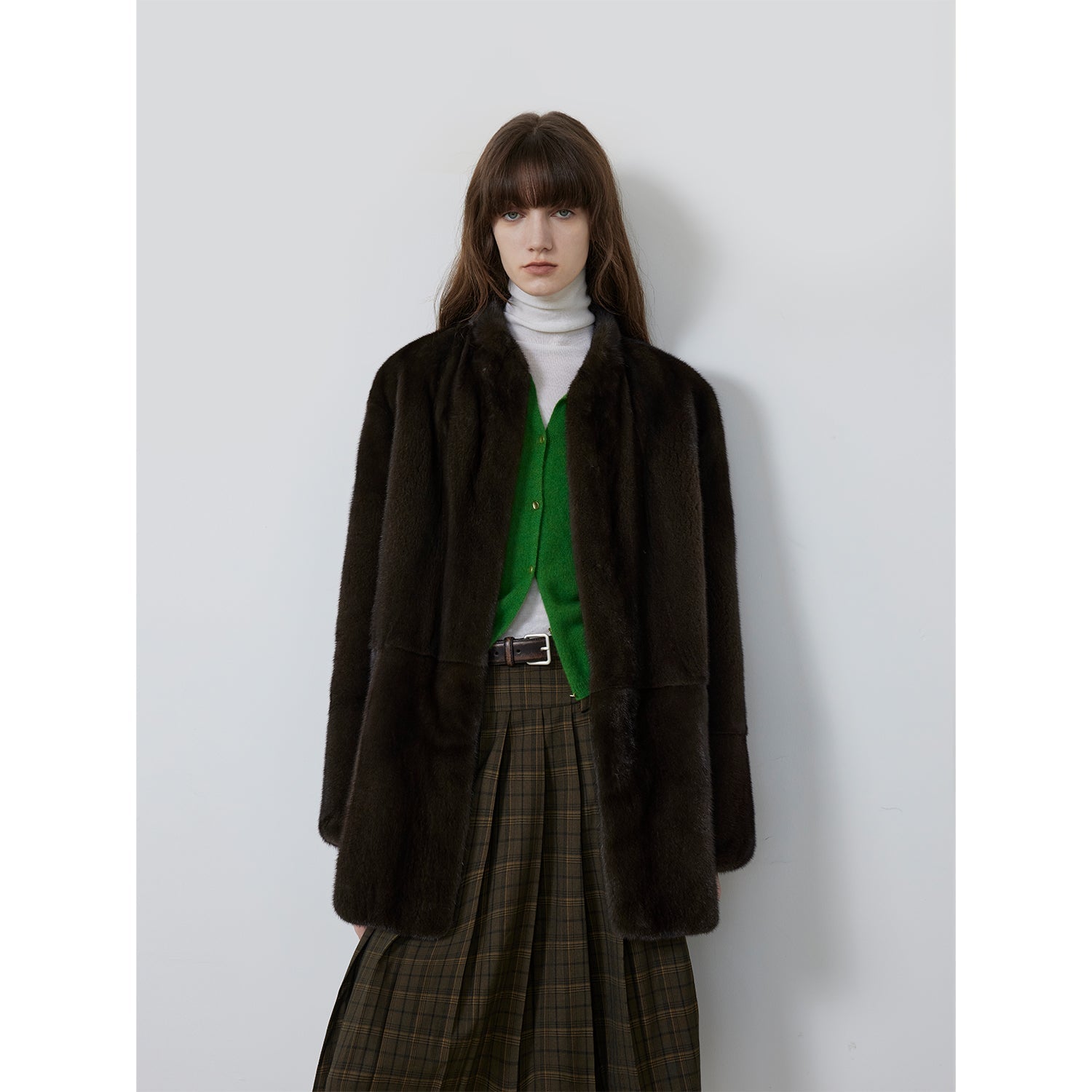 "Hera Moonlight" Mink Fur Coat