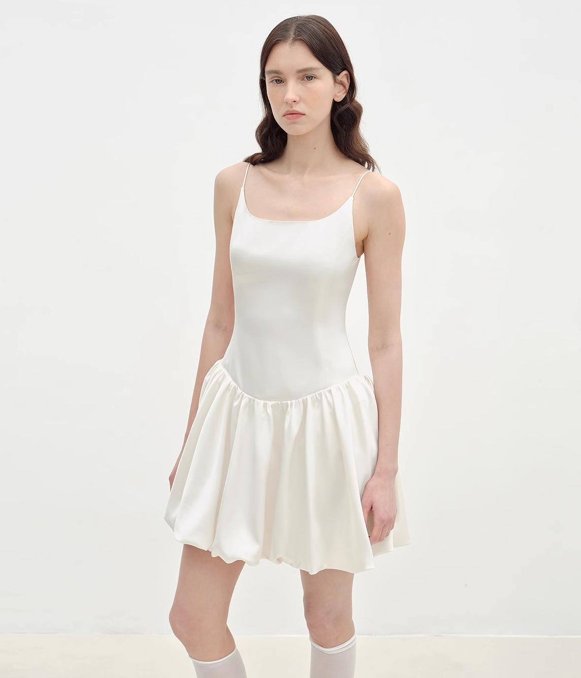 "Ballet" Satin Slip Dress