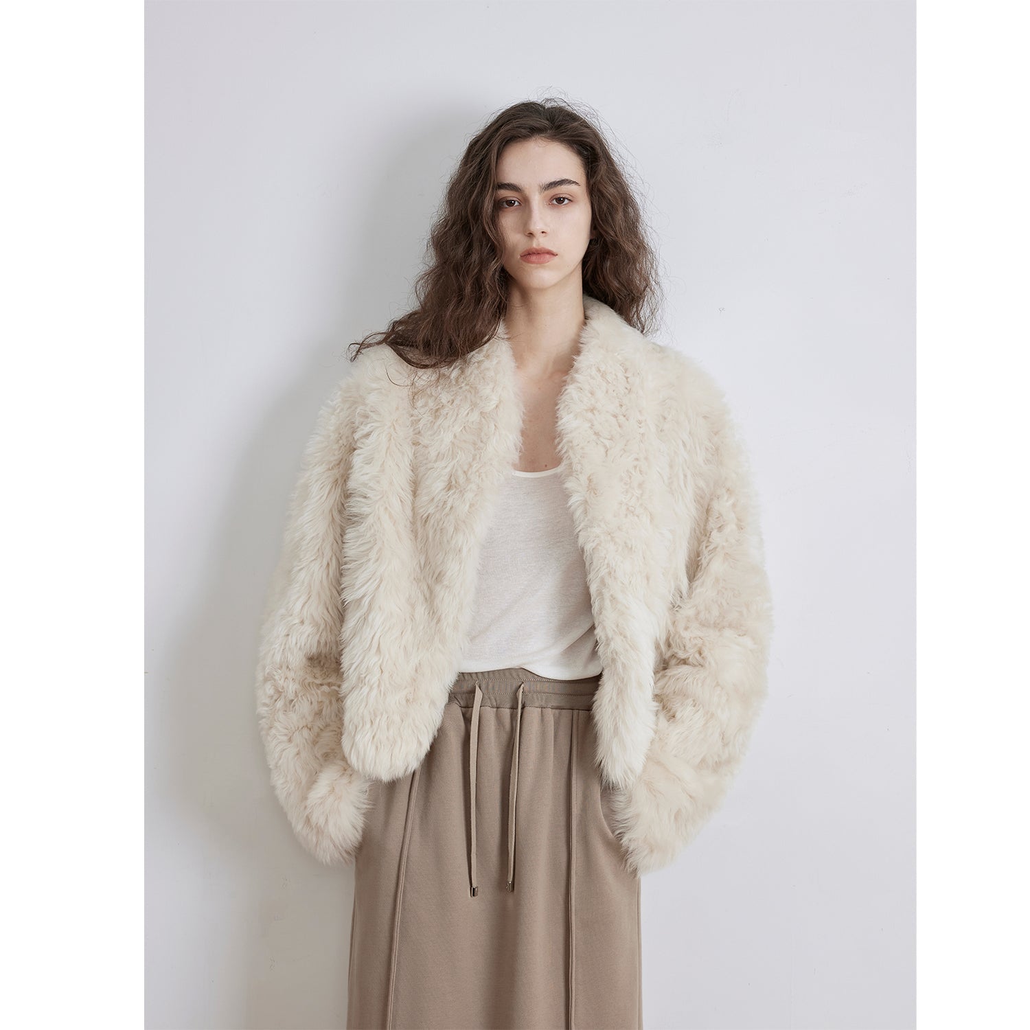 "Morning Mist Fairy" Tuscan Sheepskin Coat
