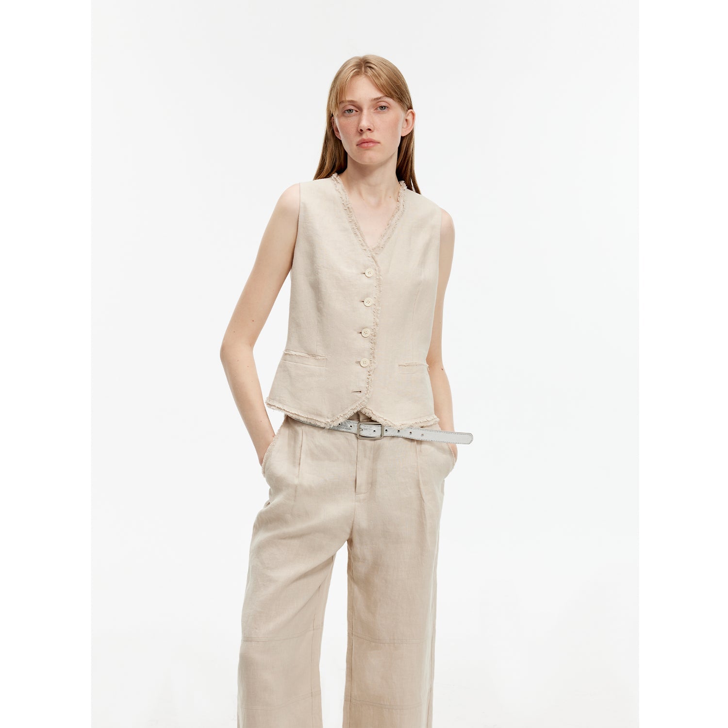 "Diary of an Old Friend" Oversized Suit Vest Set