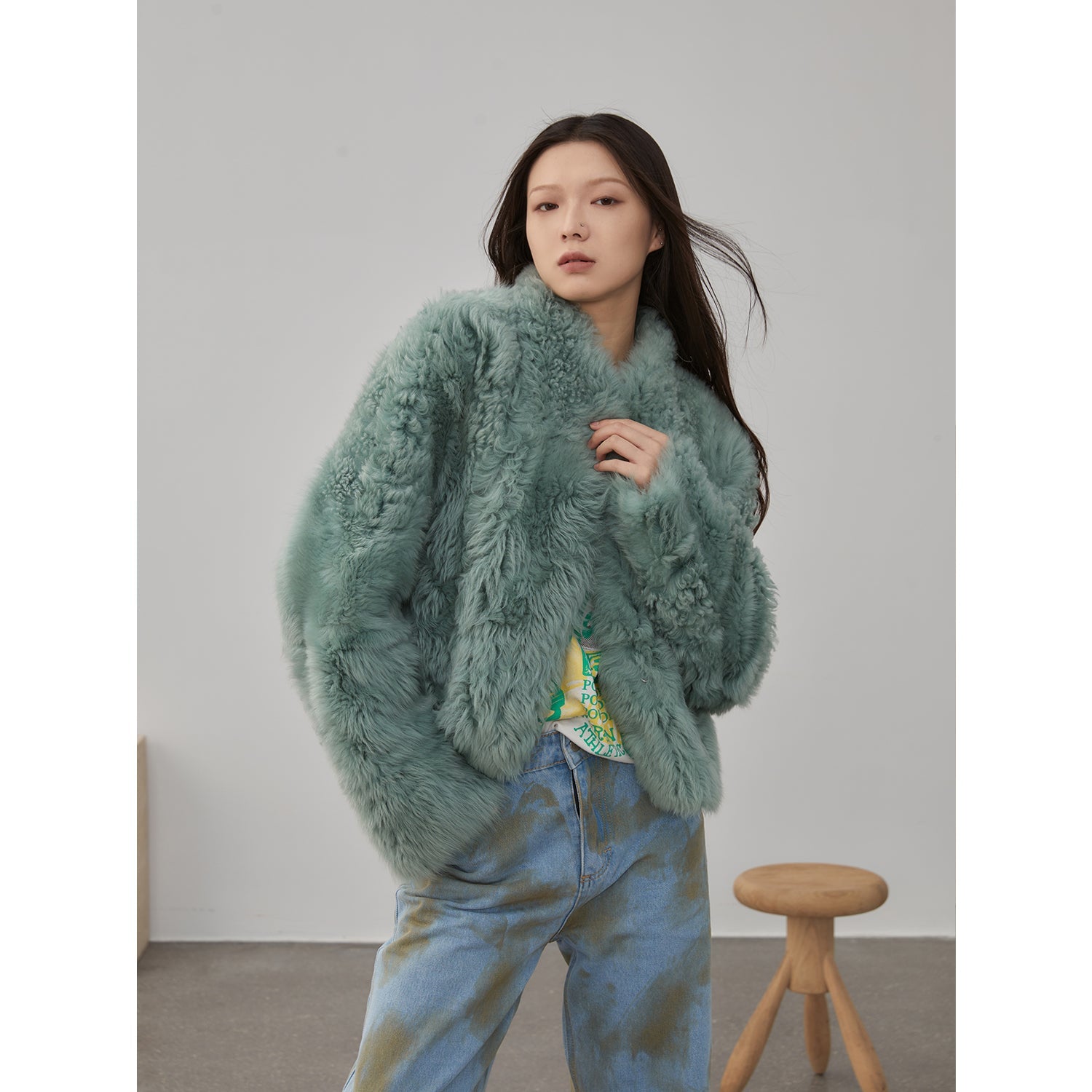 "Morning Mist Fairy" Tuscan Sheepskin Coat