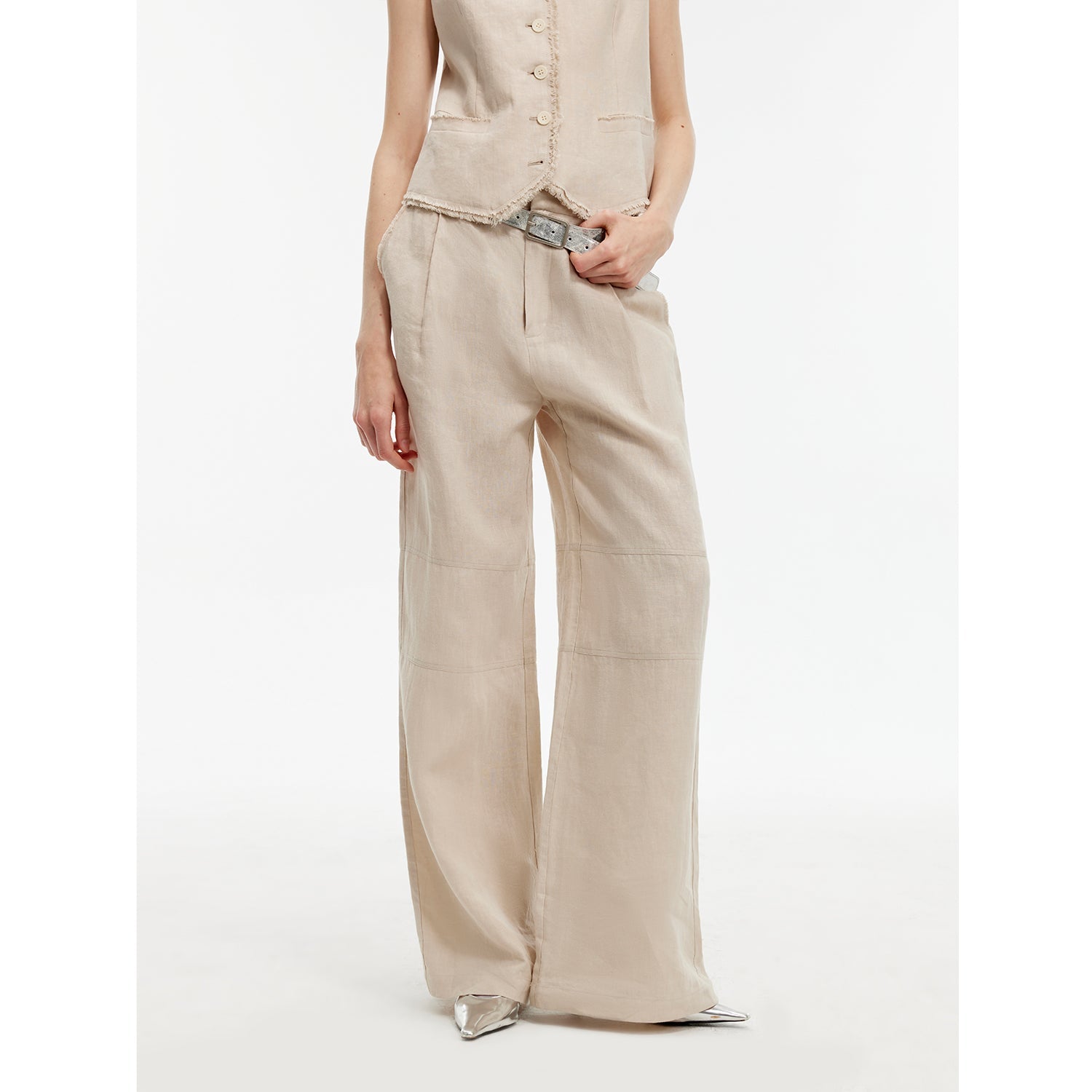 "Diary of an Old Friend" Oversized Suit Vest Set