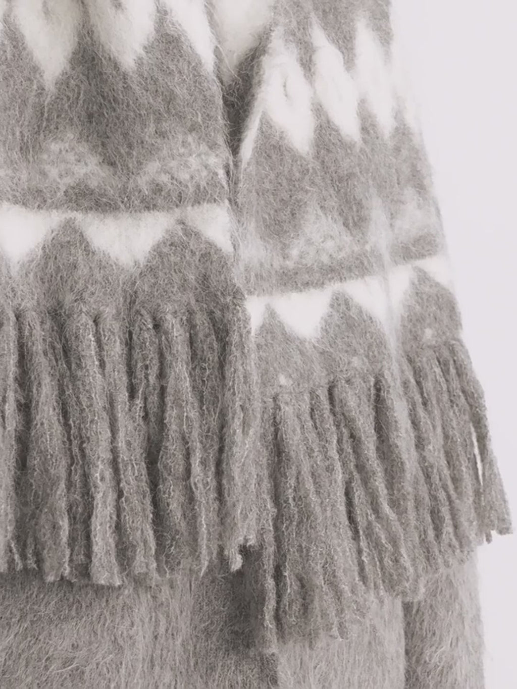 Nepalese Alpaca Wool Tassel Scarf